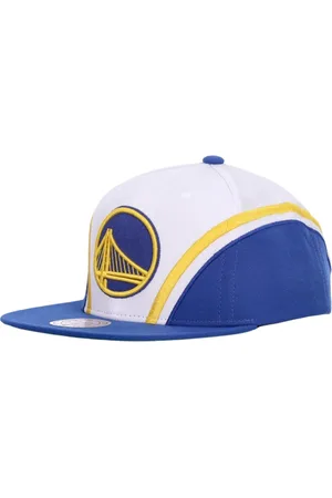 Mitchell & Ness Akcesoria, Mężczyzna, Wielobarwność, ONE SIZE, NBA Czapka z Płaskim Daszkiem Golden State Warriors