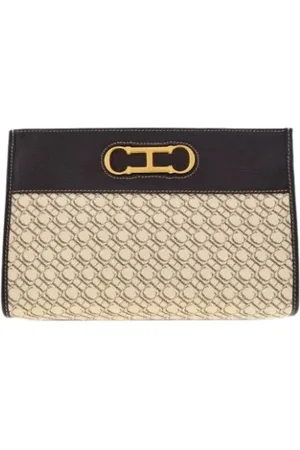 Carolina Herrera Torebki, Kobieta, Wielobarwność, ONE SIZE, Skóra, Kopertówka Initials Insignia