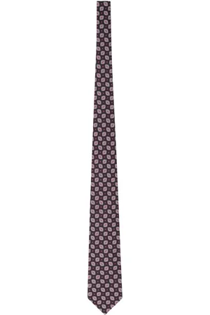 Etro Akcesoria, Mężczyzna, Wielobarwność, ONE SIZE, Jedwabna Krawat z Motywem Jacquard