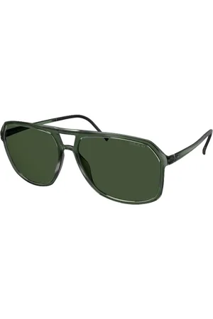 Silhouette Akcesoria, Mężczyzna, Zielony, ONE SIZE, Zielone Okulary Midtown