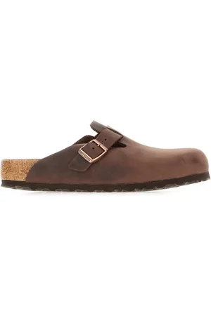 Birkenstock Buty, Kobieta, brązowy, 39 EU, Skóra, Boston Soft Footbed