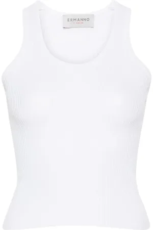 ERMANNO SCERVINO Koszulki, Kobieta, Biały, S, Off Tee
