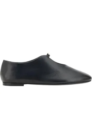Givenchy Buty, Kobieta, Czarny, 40 EU, Skóra, Stylowe ażurowe baleriny z metalowym detalem