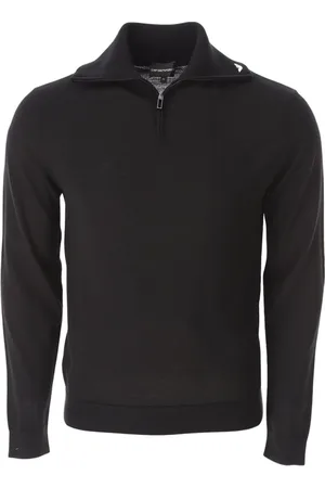 Emporio Armani Swetry, Mężczyzna, Czarny, M, Golf
