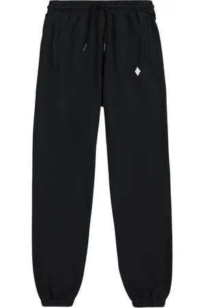 MARCELO BURLON Spodnie, Mężczyzna, Czarny, XL, Modne spodnie dresowe