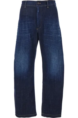 Dsquared2 Jeansy, Mężczyzna, Niebieski, XL, Denim, Niebieskie Spodnie Jeansy z Przetarciami