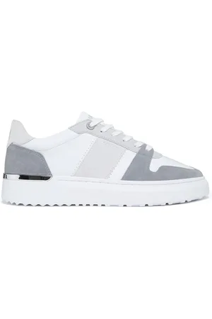Mallet Buty, Mężczyzna, Szary, 46 EU, Skóra, Hoxton Lite White Grey