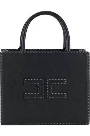 Elisabetta Franchi Torebki, Kobieta, Czarny, ONE SIZE, Mała Torba Tote