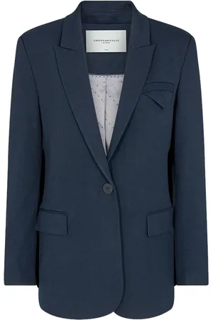 Copenhagen Muse Kurtki, Kobieta, Niebieski, L, Poliester, Muse Blazer Jacket