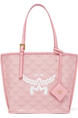 MCM Torebki, Kobieta, Różowy, ONE SIZE, Skóra, Shopper nieba w Lauretos