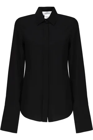 Sportmax Bluzki, Kobieta, Czarny, S, Bawełna, Damska koszula