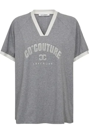 Co`Couture Koszulki, Kobieta, Szary, M, Bawełna, Siaracc T-Shirt