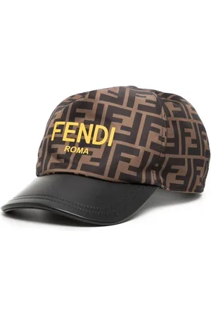 Fendi Akcesoria, unisex, Wielobarwność, ONE SIZE, Bawełna, Stylowa uniwersalna czapka baseballowa
