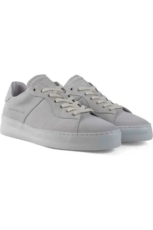 Filling pieces Buty, Mężczyzna, Szary, 44 EU, Zamsz, Niskie Białe Sneakersy Suede Low Plain Court