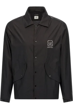 C.P. Company Kurtki, Mężczyzna, Czarny, XL, Czarna Overshirt The Metropolis Series