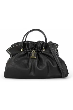 ERMANNO SCERVINO Torebki, Kobieta, Czarny, ONE SIZE, Torba Octavia Tote w czarnej ekoskórze