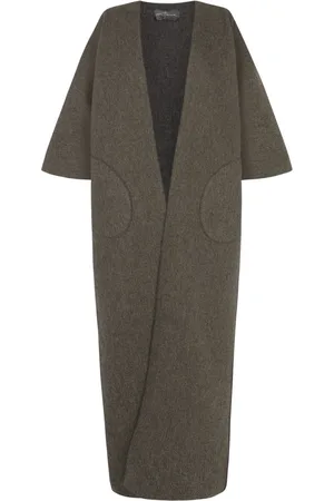 Cortana Swetry, Kobieta, Zielony, S, Bawełna, Oversized Reversible Coat