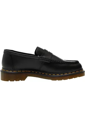 Dr. Martens Buty, Mężczyzna, Czarny, 43 EU, Skóra, Penton Gładkie Skórzane Mokasyny
