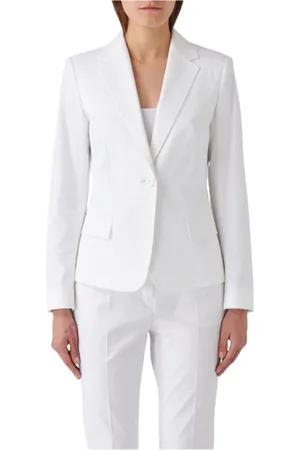 Max Mara Kurtki, Kobieta, Biały, L, Żakiet Sarnico