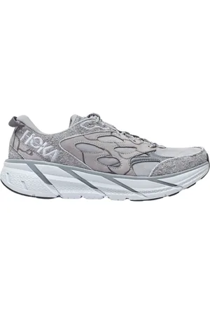 Hoka One One Buty, Mężczyzna, Szary, 40 EU, Skóra, Ultralekkie sneakersy Clifton L