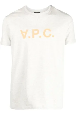 A.P.C. Koszulki, Mężczyzna, Biały, S, Bawełna, T-Shirt VPC Bicolore H