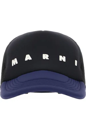 Marni Akcesoria, Mężczyzna, Czarny, M, Cappelli Cap