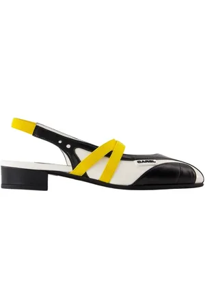 Carel Buty, Kobieta, Czarny, 37 EU, Bawełna, Peachy Cotton Sling Back Sandals