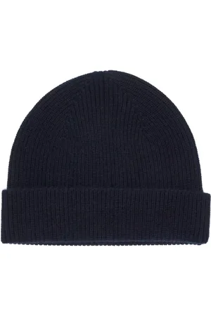 Ermenegildo Zegna Akcesoria, Mężczyzna, Niebieski, ONE SIZE, Kaszmir, Oasis Cashmere Beanie