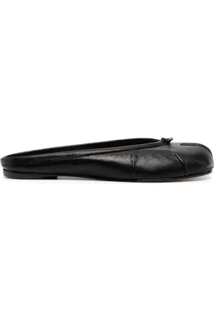 Maison Margiela Buty, Kobieta, Czarny, 36 EU, Skóra, Tabi Ballerina Mule