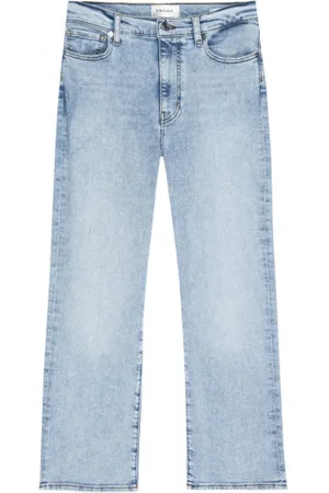 Frame Jeansy, Kobieta, Niebieski, W26, Bawełna, Idealne jeansy o prostych nogawkach