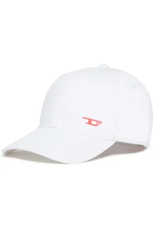 Diesel Akcesoria, Mężczyzna, Biały, M, Bawełna, Czapka z Logo