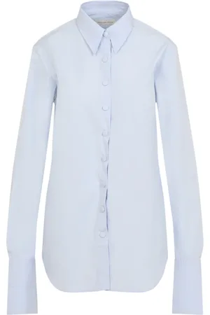 DRIES VAN NOTEN Bluzki, Kobieta, Niebieski, XS, Bawełna, Koszula Celina