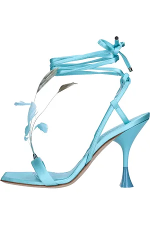3Juin Buty, Kobieta, Niebieski, 38 1/2 EU, Sandały Jasnoniebieskie