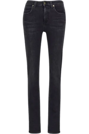 Roberto Cavalli Jeansy, Kobieta, Czarny, L, Czarne Skinny Jeansy Wyprodukowane we Włoszech