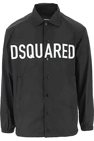 Dsquared2 Kurtki, Mężczyzna, Czarny, L, Bawełna, Stylowa kurtka