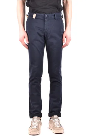 Masons Spodnie, Mężczyzna, Niebieski, XS, Spodnie Slim-fit