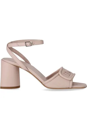 Emporio Armani Buty, Kobieta, Różowy, 40 EU, Skóra, Sandały na Obcasie