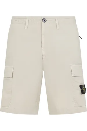 Stone Island Szorty, Mężczyzna, Beżowy, W36, Neutralne Bermudy dla Mężczyzn