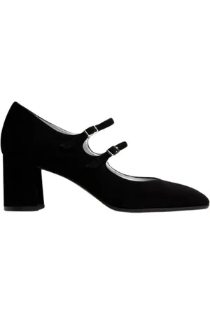 Carel Buty, Kobieta, Czarny, 38 EU, Zamsz, Czarne zamszowe czółenka Alice
