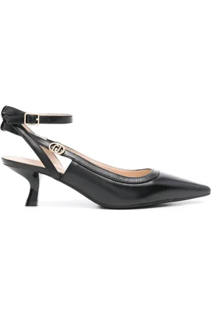 Liu Jo Buty, Kobieta, Czarny, 37 EU, Skóra, Eleganckie Nero Baletki dla Kobiet