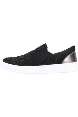 Lumberjack Buty, Kobieta, Czarny, 36 EU, Modne Slip-On Damskie Sneakersy