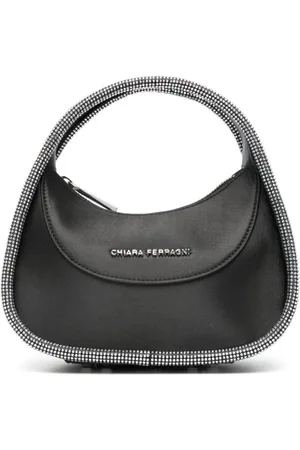Chiara Ferragni Torebki, Kobieta, Czarny, ONE SIZE, Poliester, Torebka Golden Eye Star Sketch