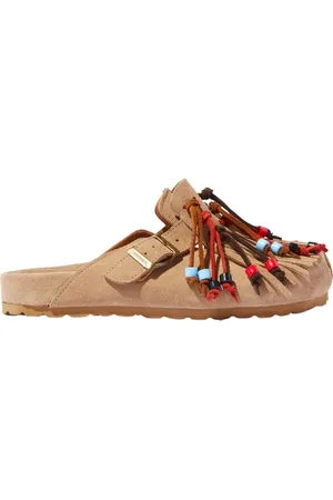 Scarosso Buty, Mężczyzna, Beżowy, 40 EU, Skóra, Geo Mules