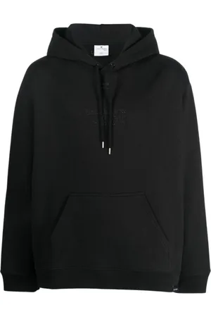 Courrèges Bluzy, Mężczyzna, Czarny, S, Bawełna, Bawełniana bluza z kapturem