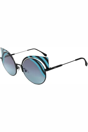 Fendi Akcesoria, unisex, Niebieski, ONE SIZE, Okulary przeciwsłoneczne