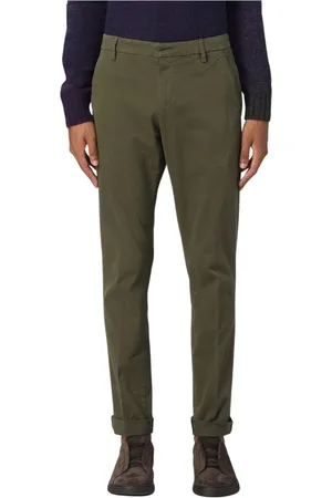 Dondup Spodnie, Mężczyzna, Zielony, W31, Krótkie spodnie Slim-Fit