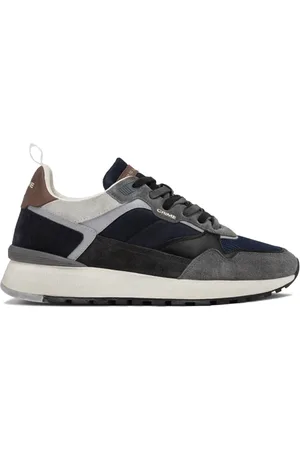 Crime london Buty, Mężczyzna, Wielobarwność, 40 EU, Zamsz, Niebieskie Zamszowe Sneakersy