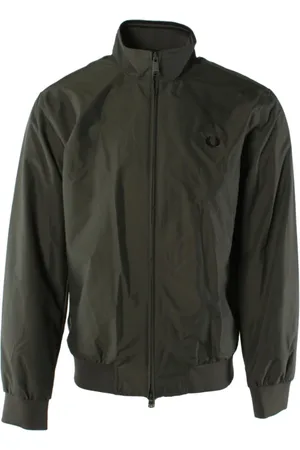 Fred Perry Kurtki, Mężczyzna, Zielony, M, Stylowa Kurtka