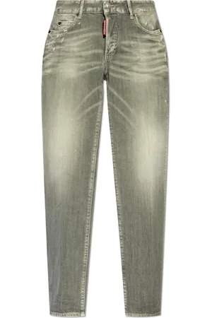 Dsquared2 Jeansy, Kobieta, Szary, S, Bawełna, Jeansyy Jennifer