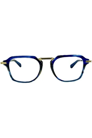DITA EYEWEAR Akcesoria, unisex, Niebieski, ONE SIZE, Niebieskie Okulary Korekcyjne z Efektem Swirl